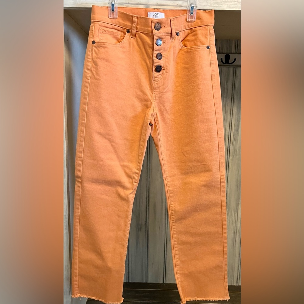 Ann Taylor Loft Jeans High Rise Straight